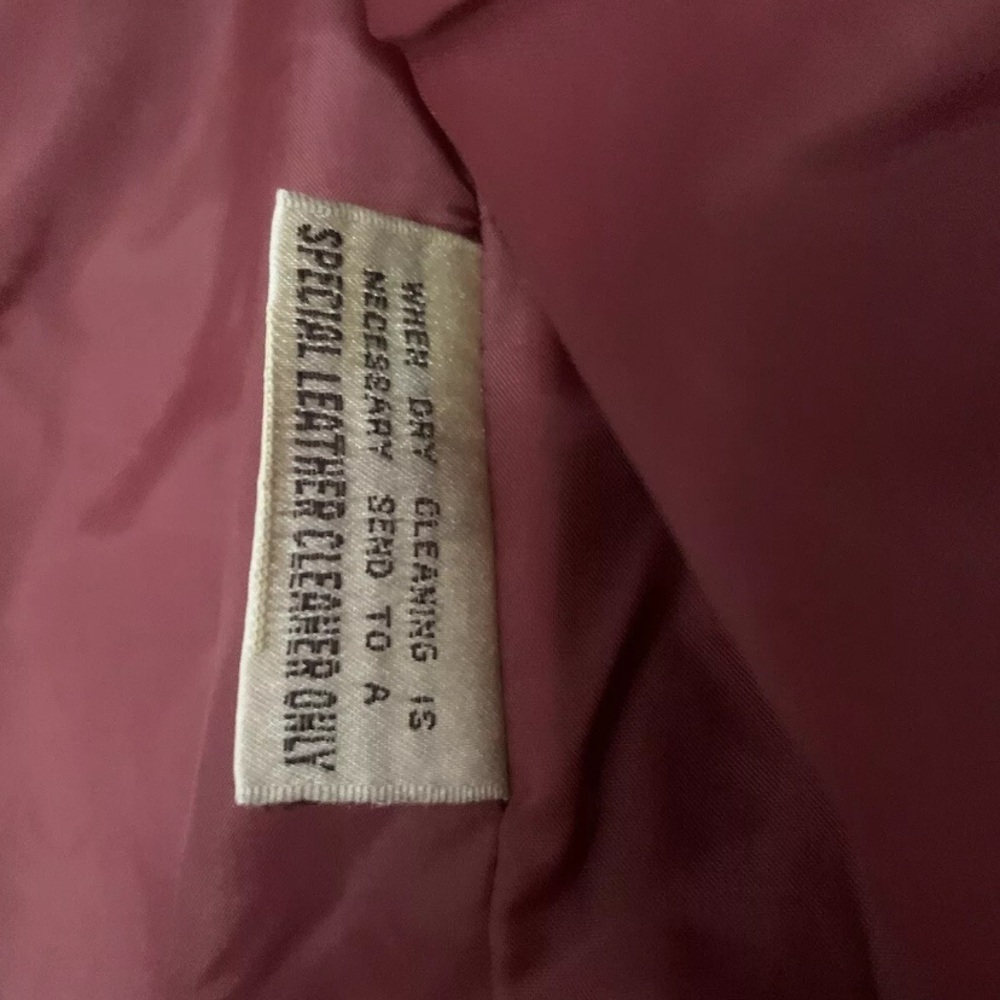 Bonaventura Women's Burgundy Leather Blazer Jacket - Picture 9 of 16